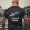 アメリカのf-18ホーネット戦闘機 メンズTシャツ バックプリント 高齢者への贈り物