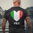 イタリア国旗シャツ メンズTシャツ バックプリント 高齢者への贈り物