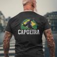 カポエイラ トレーニング ブラジル人 武道 趣味 カポエイラ メンズTシャツ バックプリント 高齢者への贈り物