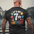 キッズ 7歳の誕生日シャツ男の子キッズ幼児7歳の誕生日男の子 メンズTシャツ バックプリント 高齢者への贈り物