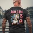 キッズ Kinder Ich Binchon 6 誕生日 ユニコーン 6歳 メンズTシャツ バックプリント 高齢者への贈り物