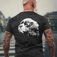 キャバリア・キング・チャールズ・スパニエル 長袖tシャツ メンズTシャツ バックプリント 高齢者への贈り物