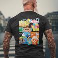 クレヨンしんちゃん アメコミ風のしんちゃん パーティタイム メンズTシャツ バックプリント 高齢者への贈り物
