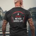 ゲーム用引用句「A Kent Never Gives Up」ヘッドセット パーソナライズ メンズTシャツ バックプリント 高齢者への贈り物