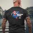 ザ・スーパーマリオギャラクシー・ムービー Timepin メンズTシャツ バックプリント 高齢者への贈り物