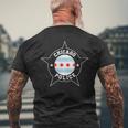 シカゴポリス Cpd メンズTシャツ バックプリント 高齢者への贈り物
