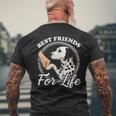 ダルメシアン 犬好きデザイン 美しいダルメシアン メンズTシャツ バックプリント 高齢者への贈り物
