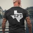 テキサスシルエットのept El Paso Txデザイン。 メンズTシャツ バックプリント 高齢者への贈り物