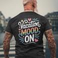 バカンス ムード 面白い 夏 言い回し お祭り 休日acation Mood On メンズTシャツ バックプリント 高齢者への贈り物