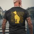 バステット 古代エジプト 猫 神 ヒエログリフ グラフィックアート 恋人 メンズTシャツ バックプリント 高齢者への贈り物