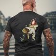 ヒエロニムス ボッシュ ディテール 地上の喜びの庭 メンズTシャツ バックプリント 高齢者への贈り物