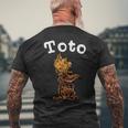 ビンテージtoto The Dog シャツアート -Toto Oz 魔法使い Toto 長袖tシャツ メンズTシャツ バックプリント 高齢者への贈り物