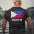 フィリピン国旗tシャツ メンズTシャツ バックプリント 高齢者への贈り物
