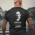 フォーエバー カール・グスタフ・ユング メンズTシャツ バックプリント 高齢者への贈り物