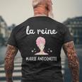 マリー・アントワネット女王 ヴェルサイユ革命 1789年 フランス メンズTシャツ バックプリント 高齢者への贈り物