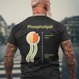 リン脂質 メンズTシャツ バックプリント 高齢者への贈り物