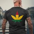 レゲエtシャツとラスタカラーtシャツ メンズ メンズTシャツ バックプリント 高齢者への贈り物
