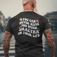 レトログルーヴィーなあなたは、決してあまりにも多くのgrazynaを持つことはできません メンズTシャツ バックプリント 高齢者への贈り物