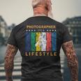 写真家 It's A Lifestyle おもしろtシャツ 写真好きのギフト メンズTシャツ バックプリント 高齢者への贈り物