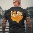 柴犬 将棋 イヌ 面白いtシャツ おもしろ 面白い 服 グッズ ネタ ウケ狙い メンズ 棋士 おもしろグッズ 長袖tシャツ メンズTシャツ バックプリント 高齢者への贈り物