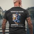 男性用ビール食前酒、ユーモア、男性、ゴリラへのギフトに。 メンズTシャツ バックプリント 高齢者への贈り物