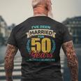 結婚50年目 結婚50周年 メンズTシャツ バックプリント 高齢者への贈り物