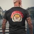 面白いtシャツ ポメラニアン 犬 イヌ 寿司 メンズ 犬好き グッズ かわいい おもしろ 面白い 服 ネタ メンズTシャツ バックプリント 高齢者への贈り物