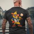 面白いバナナ野球アメリカ国旗サングラス 7月4日 メンズTシャツ バックプリント 高齢者への贈り物