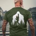 Christmas Bigfoot Sasquatch Tree Lights Xmas Boys Men's T-shirt Back Print Gifts for Old Men Christmas Bigfoot Sasquatch Tree Lights Xmas Boys Men's T-shirt Back Print Gifts for Old Men