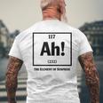 Ah The Element Ofurprise Periodic Table メンズTシャツ バックプリント 高齢者への贈り物