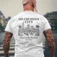 Classic Ho Chi Minh City Vietnam Asia Landmark Travel Art Men's Back Print T-Shirt Gifts for Old Men