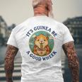 Cute Guinea Pig Tank Top Men's Back Print T-Shirt Gifts for Old Men