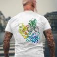 Dna ポリメラーゼ遺伝学 分子生物学 科学者 メンズTシャツ バックプリント 高齢者への贈り物