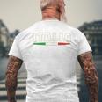 Italia イタリアサッカージャージ イタリア国旗ファン メンズTシャツ バックプリント 高齢者への贈り物