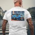 Jdmナイトドリフトレースカー東京スカイラインデザイン。 メンズTシャツ バックプリント 高齢者への贈り物