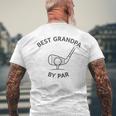 Par Grandfather Grandfather Best Grandpa メンズTシャツ バックプリント 高齢者への贈り物