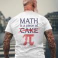 Pi Day Math Is A Piece Of Cake ファニーtシャツ 314用 メンズTシャツ バックプリント 高齢者への贈り物