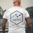 R Programming Ggplot2 六角tシャツ Rstudio Tidyverse Rstats メンズTシャツ バックプリント 高齢者への贈り物