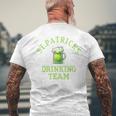 St Patrick Day セント・パトリックス・デー コスチューム ビール アイリッシュ Drinking Team メンズTシャツ バックプリント 高齢者への贈り物