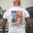Trump Donald Pump Make Americatrong Again メンズTシャツ バックプリント 高齢者への贈り物