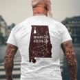 アラバママップ マッスルショールズ 録音 キャピタルロック グラフィック メンズTシャツ バックプリント 高齢者への贈り物