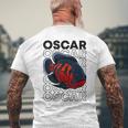 オスカーフィッシュ 80年代スタイル モンスターフィッシュキーパー 熱帯魚 メンズTシャツ バックプリント 高齢者への贈り物