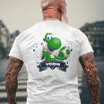 ザ・スーパーマリオギャラクシー・ムービー Yoshi Champion 長袖tシャツ メンズTシャツ バックプリント 高齢者への贈り物