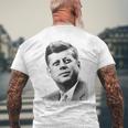 ジョン・F・ケネディ大統領 メンズTシャツ バックプリント 高齢者への贈り物