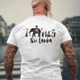 スリランカ ダラダ ペラハラ スリランカンへの最高のギフト メンズTシャツ バックプリント 高齢者への贈り物