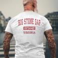ビッグストーンギャップ バージニアバージニアva ヴィンテージスポーツデザイン レッドデザイン メンズTシャツ バックプリント 高齢者への贈り物