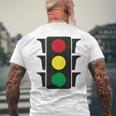 信号機の衣装 メンズTシャツ バックプリント 高齢者への贈り物