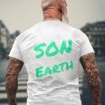 息子の男のための最高の息子の誕生日プレゼント Beston I Know On Earth メンズTシャツ バックプリント 高齢者への贈り物