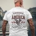 米国アメリカンイーグル アメリカ国旗 パトリオット Usa 男性用 メンズTシャツ バックプリント 高齢者への贈り物