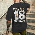 18歳の誕生日 It's My 18歳の誕生日 18歳の誕生日 メンズTシャツ バックプリント 彼への贈り物